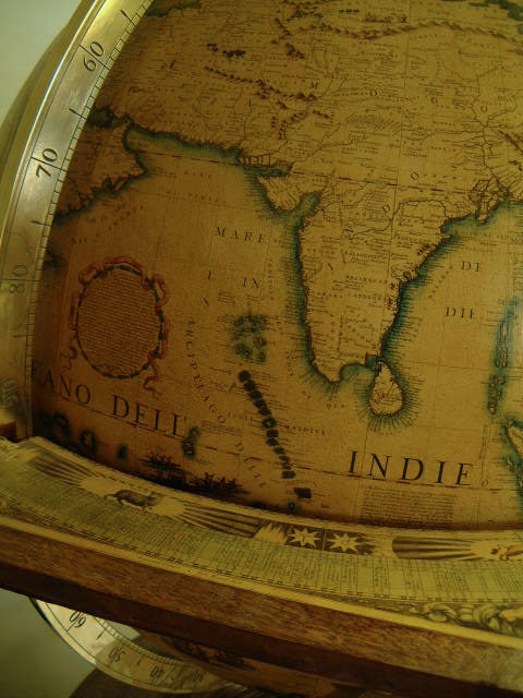 Coronelli Terrestrial 1688 & Celestial 1693 globes